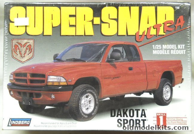 Lindberg 1/25 Dodge Dakota Sport, 72714 plastic model kit